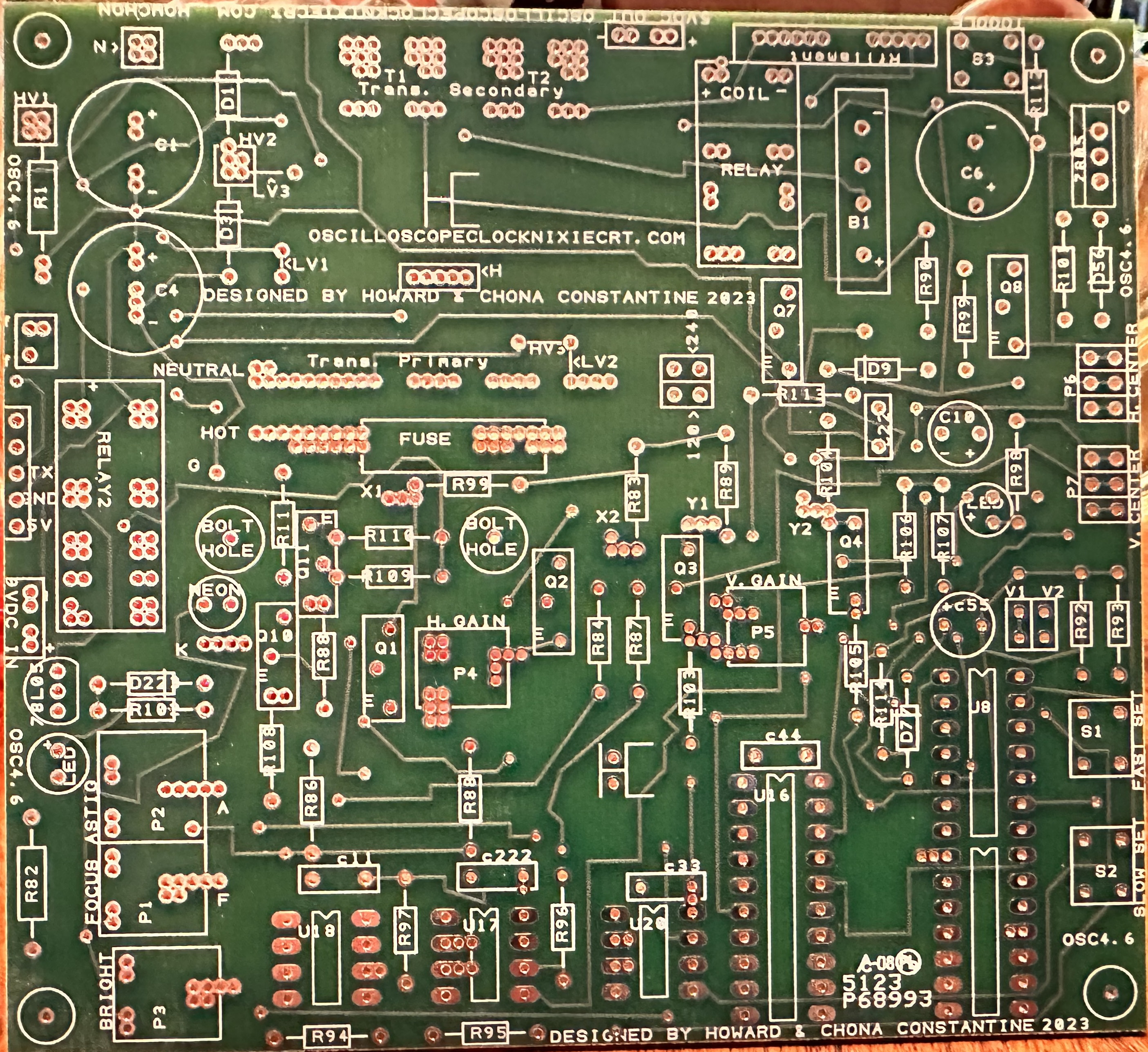 OSC4.6 pc board